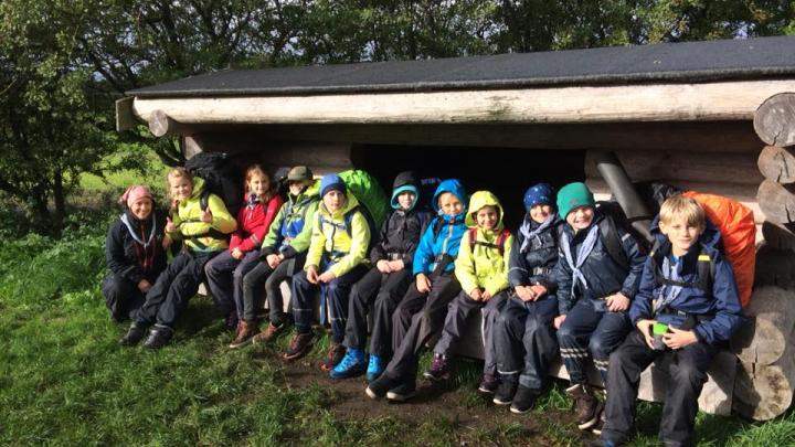Juniorer ved shelter